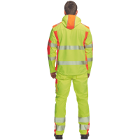 LATTON softsh.jacket HV yellow/orange