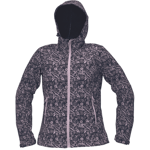 YOWIE print.jacket light violet/navy