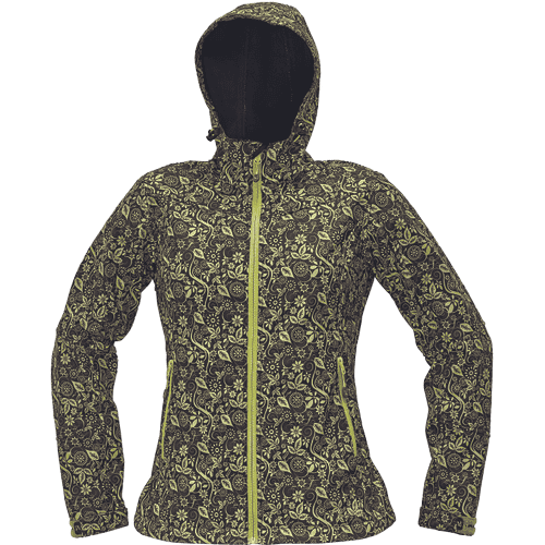 YOWIE print.soft. jacket brown/green