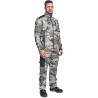 CRAMBE softsh.jacket grey camouflage