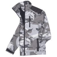 CRAMBE softsh.jacket grey camouflage