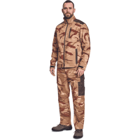 CRAMBE softsh.bunda béžová kamufláž