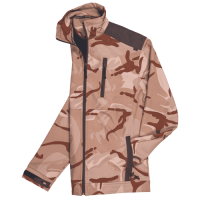 CRAMBE softsh.bunda béžová kamufláž