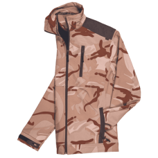 CRAMBE softsh.jacket beige camouflage