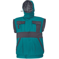 MAX WINTER RFLX blúza zelená/čierna