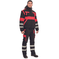 MAX WINTER RFLX jacket black/red