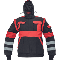 MAX WINTER RFLX jacket black/red