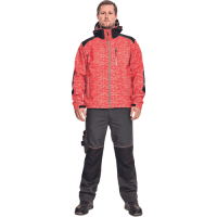 KNOXFIELD printed softshell red