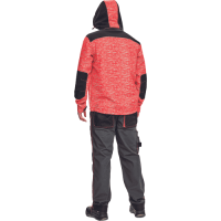KNOXFIELD printed softshell red