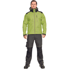 KNOXFIELD printed softshell bunda žltá