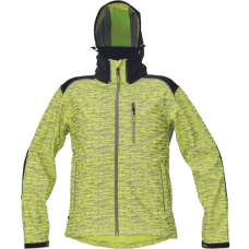 KNOXFIELD printed softshell yellow