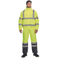 HOBSON HV winter pilot jacke HV yellow