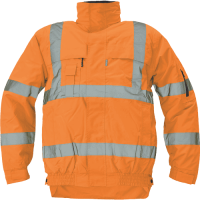 HOBSON HV winter pilot jacke HV orange