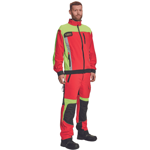Jacket FOREST PROFI STRETCH red/yellow