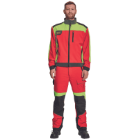 Jacket FOREST PROFI SOFTSHELL red/yellow