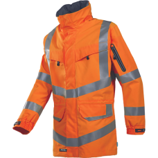 Mildura HV rain jacket HV orange