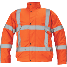 CLOVELLY RWS pilot jacket HV orange
