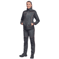 KNOXFIELD LADY jacket anthracite/red