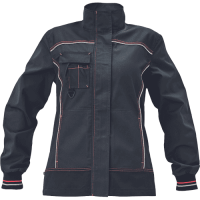 KNOXFIELD LADY jacket anthracite/red