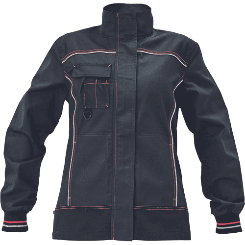 KNOXFIELD LADY jacket anthracite/red