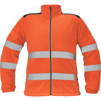 KNOXFIELD HV fleece jacket orange