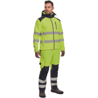 KNOXFIELD HV softshell jacket yellow