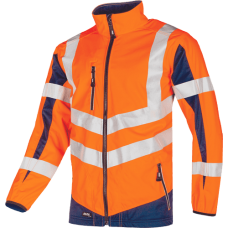 PENDI HV softshell jacket orange/navy
