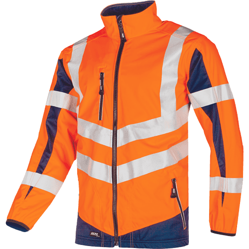 PENDI HV softshell jacket orange/navy