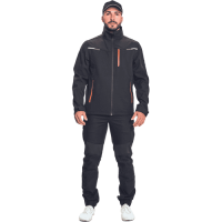 AMER softshell bunda čierna