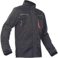 EMERTON PLUS jacket anthracite/orange
