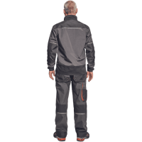 EMERTON PLUS jacket anthracite/orange