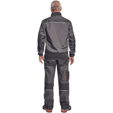 EMERTON PLUS jacket anthracite/orange