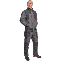 EMERTON PLUS jacket anthracite/orange