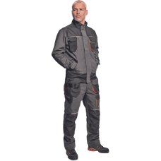 EMERTON PLUS jacket anthracite/orange