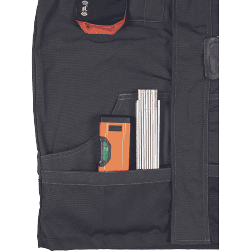 EMERTON PLUS jacket anthracite/orange