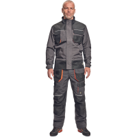 EMERTON PLUS PB jacket anthrac/orange 