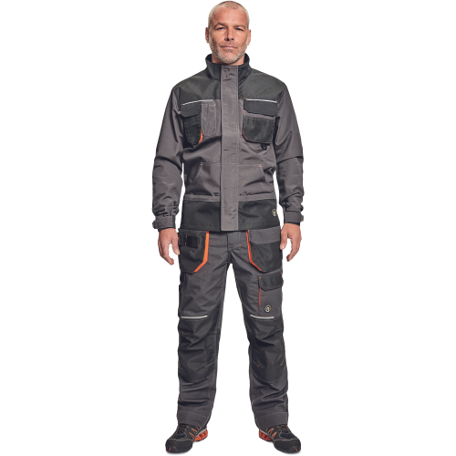 EMERTON PLUS PB jacket anthrac/orange 