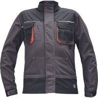 EMERTON PLUS PB jacket anthrac/orange 