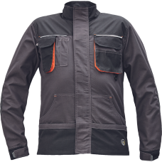 EMERTON PLUS PB jacket anthrac/orange 