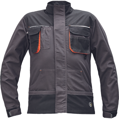 EMERTON PLUS PB jacket anthrac/orange 
