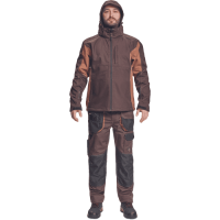 DAYBORO softshell jacket dark brown