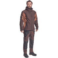 DAYBORO softshell jacket dark brown