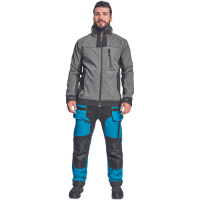 HUYER SOFTSHELL bunda sivá