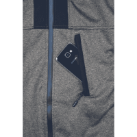 HUYER SOFTSHELL bunda sivá