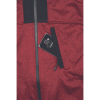 HUYER SOFTSHELL bunda červená