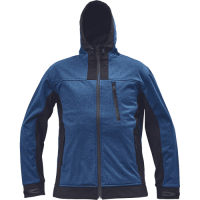 HUYER SOFTSHELL bunda kráľovská modrá