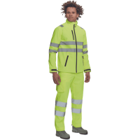 MURCIA HV SOFTSHELL jacket yellow