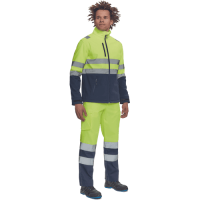 GRANADA HV SOFTSH.bunda žltá/tm.modrá