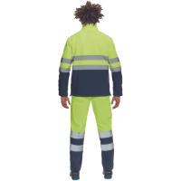 GRANADA HV SOFTSH.bunda žltá/tm.modrá