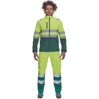 GRANADA HV SOFTSH.bunda žltá/zelená